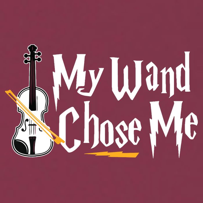 My Wand Chose Me Violin Player Violinist Music 16oz Travel Tumbler