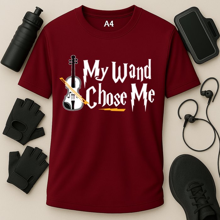 My Wand Chose Me Violin Player Violinist Music Performance Shirt
