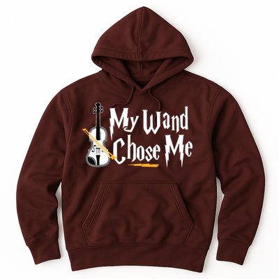 My Wand Chose Me Violin Player Violinist Music Hoodie
