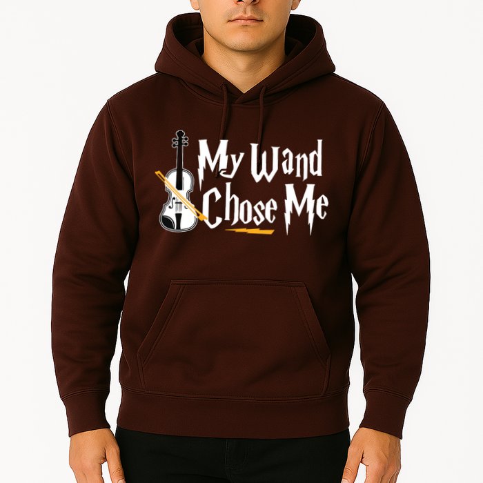 My Wand Chose Me Violin Player Violinist Music Hoodie