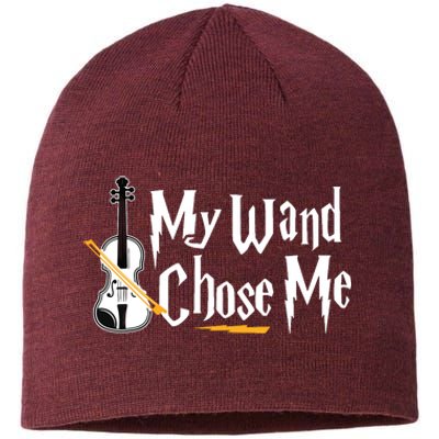 My Wand Chose Me Violin Player Violinist Music Sustainable Beanie