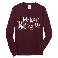 My Wand Chose Me Violin Player Violinist Music Tall Long Sleeve T-Shirt