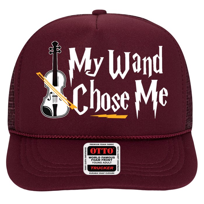 My Wand Chose Me Violin Player Violinist Music Trucker Hat