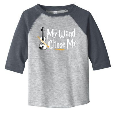 My Wand Chose Me Violin Player Violinist Music Toddler Fine Jersey T-Shirt