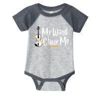 My Wand Chose Me Violin Player Violinist Music Infant Baby Jersey Bodysuit
