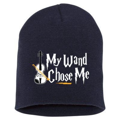 My Wand Chose Me Violin Player Violinist Music Short Acrylic Beanie