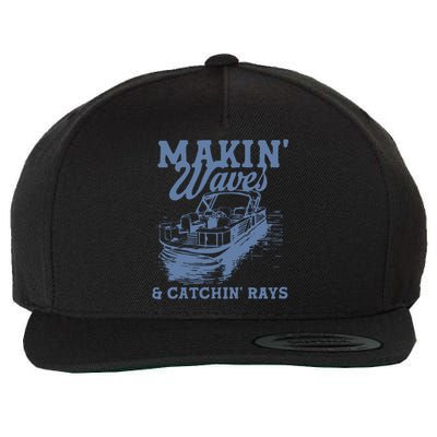 Makin Waves & Catchin Rays Wool Snapback Cap