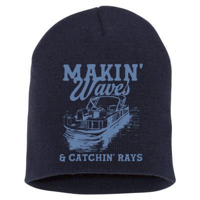 Makin Waves & Catchin Rays Short Acrylic Beanie