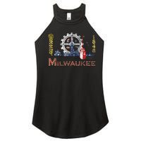 Milwaukee Wisconsin City Classic Flag Women’s Perfect Tri Rocker Tank