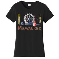 Milwaukee Wisconsin City Classic Flag Women's T-Shirt