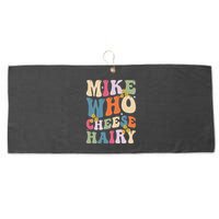 Mike Who Cheese Hairy Funny Sarcastic Meme Large Microfiber Waffle Golf Towel
