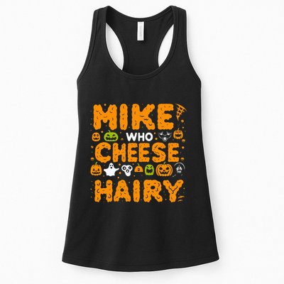 Mike Who Cheese Hairy Funny Word Play Meme Adult Humor Womens Tank Top