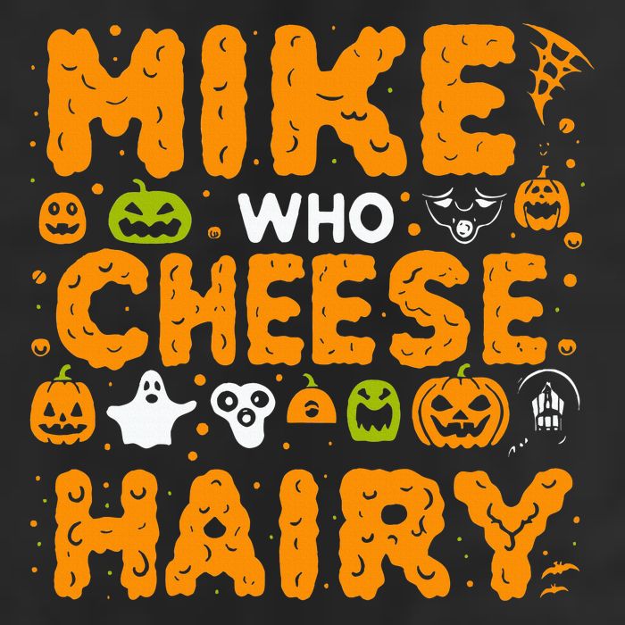 Mike Who Cheese Hairy Funny Word Play Meme Adult Humor Golf Towel
