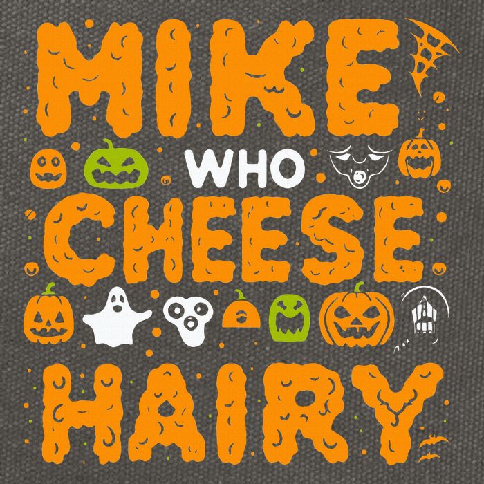Mike Who Cheese Hairy Funny Word Play Meme Adult Humor Cotton Canvas Backpack