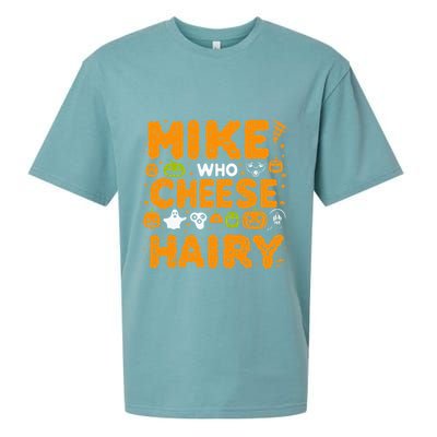 Mike Who Cheese Hairy Funny Word Play Meme Adult Humor Sueded Cloud Jersey T-Shirt