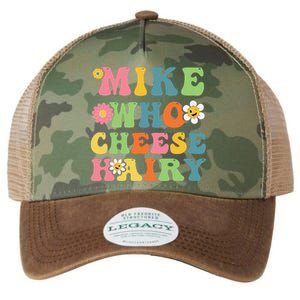 Mike Who Cheese Hairy Funny Word Play Humor Harry Legacy Tie Dye Trucker Hat