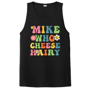 Mike Who Cheese Hairy Funny Word Play Humor Harry PosiCharge Competitor Tank