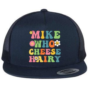 Mike Who Cheese Hairy Funny Word Play Humor Harry Flat Bill Trucker Hat