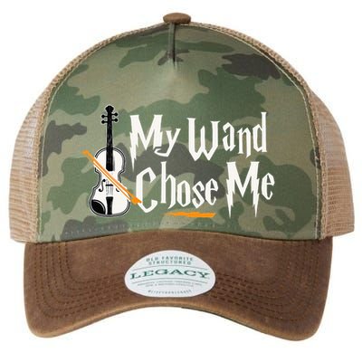 My Wand Chose Me Violin Player Violinist Music Legacy Tie Dye Trucker Hat