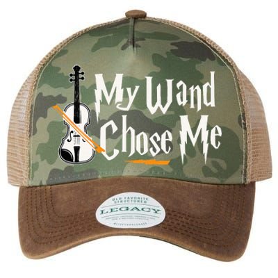 My Wand Chose Me Violin Player Violinist Music Legacy Tie Dye Trucker Hat