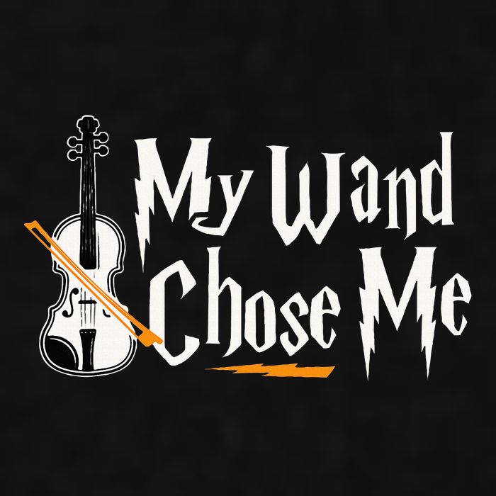 My Wand Chose Me Violin Player Violinist Music Ladies PosiCharge Tri-Blend Wicking Tank