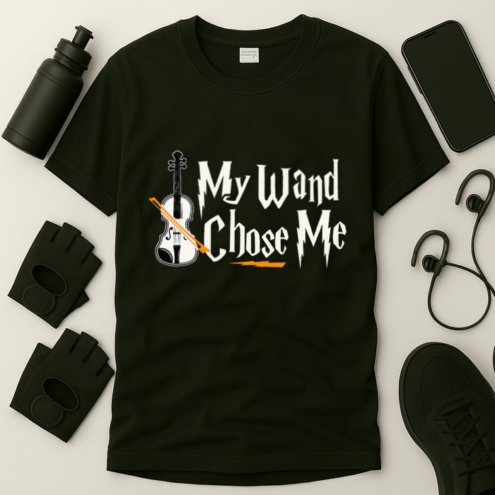 My Wand Chose Me Violin Player Violinist Music T-Shirt