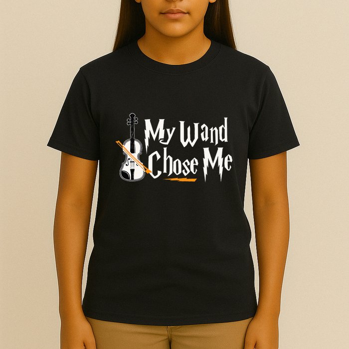 My Wand Chose Me Violin Player Violinist Music T-Shirt
