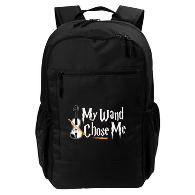 My Wand Chose Me Violin Player Violinist Music Daily Commute Backpack