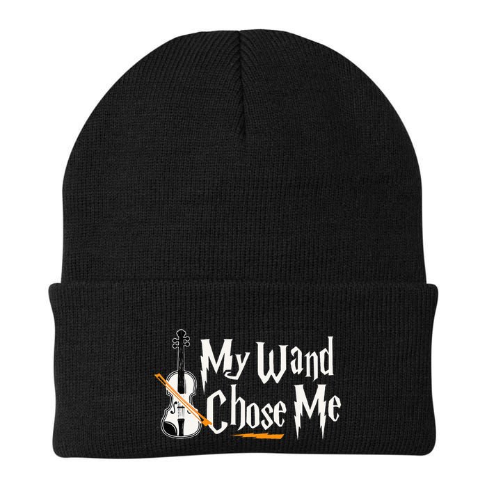 My Wand Chose Me Violin Player Violinist Music Beanie