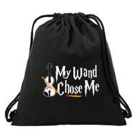 My Wand Chose Me Violin Player Violinist Music Drawstring Bag