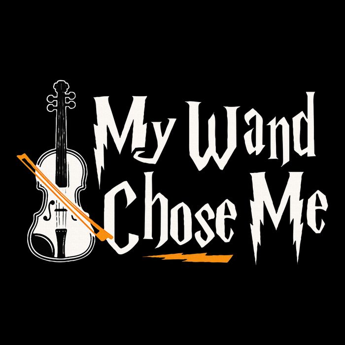 My Wand Chose Me Violin Player Violinist Music Drawstring Bag