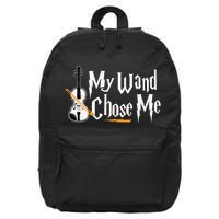 My Wand Chose Me Violin Player Violinist Music 16 in Basic Backpack