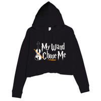 My Wand Chose Me Violin Player Violinist Music Crop Fleece Hoodie