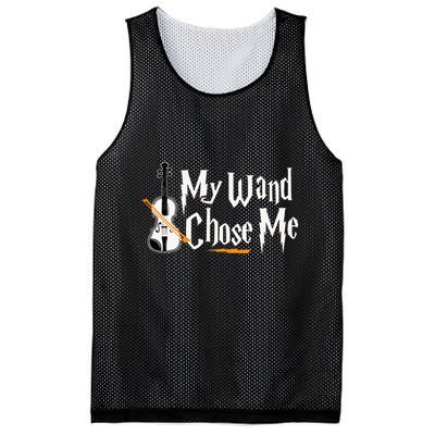 My Wand Chose Me Violin Player Violinist Music Mesh Reversible Basketball Jersey Tank