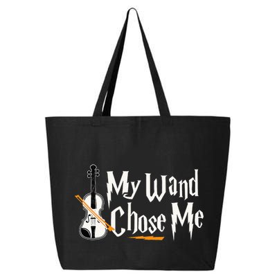 My Wand Chose Me Violin Player Violinist Music 25L Jumbo Tote