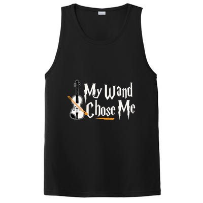 My Wand Chose Me Violin Player Violinist Music PosiCharge Competitor Tank