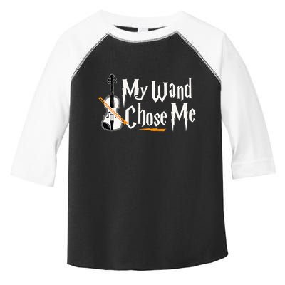 My Wand Chose Me Violin Player Violinist Music Toddler Fine Jersey T-Shirt
