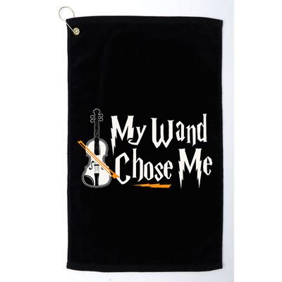 My Wand Chose Me Violin Player Violinist Music Golf Towel