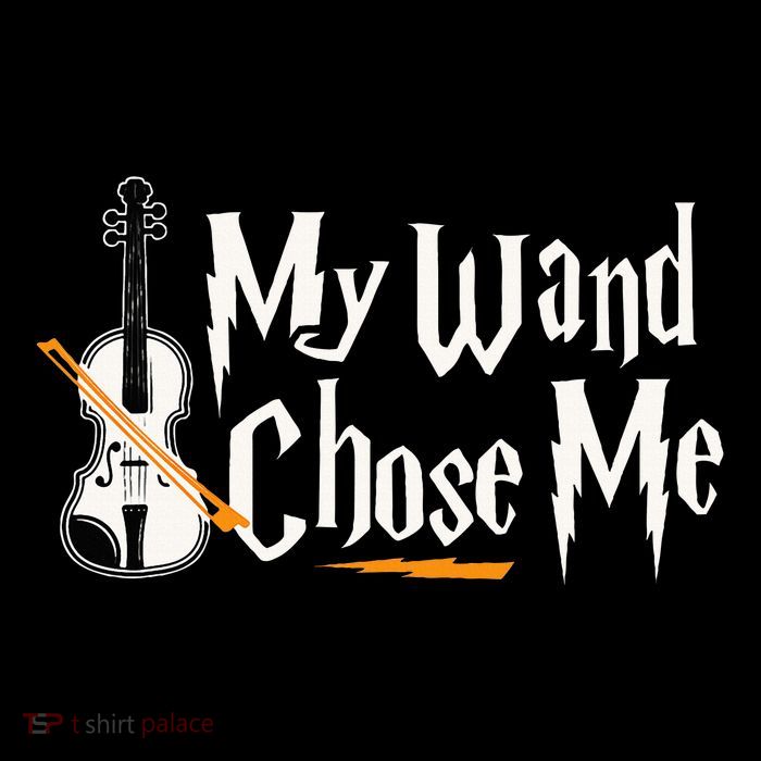 My Wand Chose Me Violin Player Violinist Music Crop Top