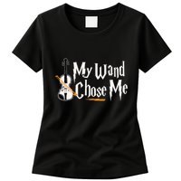 My Wand Chose Me Violin Player Violinist Music Womens T-Shirt