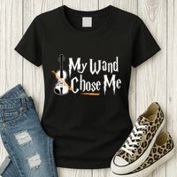 My Wand Chose Me Violin Player Violinist Music Womens T-Shirt