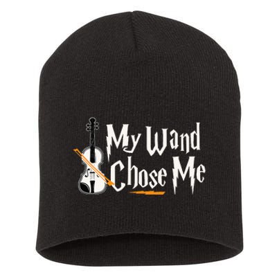 My Wand Chose Me Violin Player Violinist Music Short Acrylic Beanie