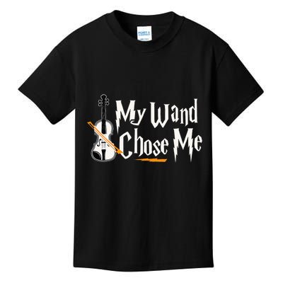 My Wand Chose Me Violin Player Violinist Music Kids T-Shirt