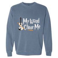My Wand Chose Me Violin Player Violinist Music Garment-Dyed Sweatshirt