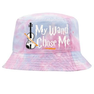 My Wand Chose Me Violin Player Violinist Music Tie-Dyed Bucket Hat