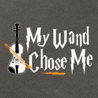 My Wand Chose Me Violin Player Violinist Music Cotton Canvas Backpack