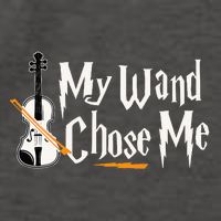 My Wand Chose Me Violin Player Violinist Music Vector Backpack