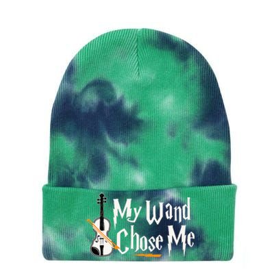 My Wand Chose Me Violin Player Violinist Music Tie Dye 12in Knit Beanie