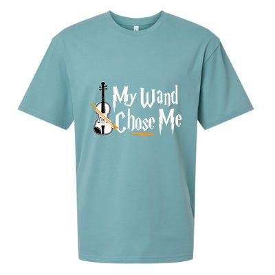 My Wand Chose Me Violin Player Violinist Music Sueded Cloud Jersey T-Shirt