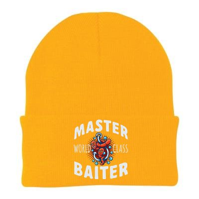 Master World Class Baiter Fishing Reel Fish Knit Cap Winter Beanie